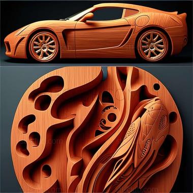 3D мадэль Ferrari 599 GTO (STL)